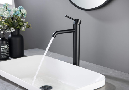 Смеситель для раковины Aquatek Европа AQ1304MB черный матовый