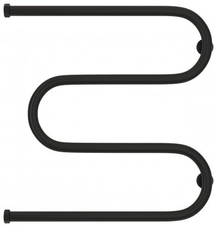 Полотенцесушитель водяной Сунержа М-образный 60х60 черный матовый