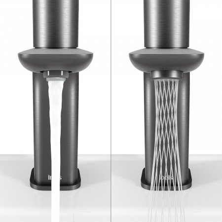 Смеситель для раковины IDDIS Slide SLIGMBTi01 графит матовый