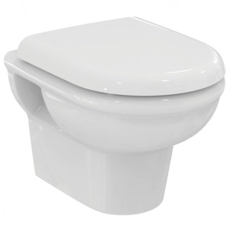 Унитаз подвесной безободковый Ideal Standard EXACTO Rimless UV09001 с сиденьем микролифт