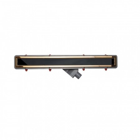 Душевой лоток Pestan Confluo Premium Gold Black Glass Line 750