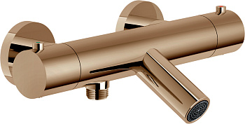 Термостат для ванны с душем Nobili Velis VE125010/1RCP красное золото