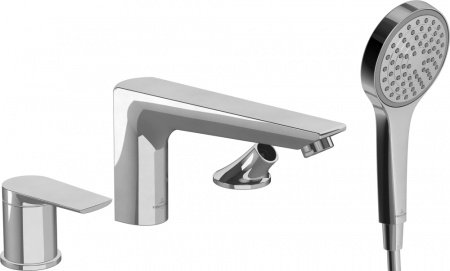 Смеситель для ванны с душем Villeroy & Boch Subway 2.0 TVT10200100061 хром