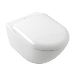 Унитаз подвесной безободковый Villeroy & Boch Antao 4674T0R1 с покрытием CeramicPlus, без сиденья Унитаз подвесной безободковый Villeroy & Boch Antao 4674T0R1 с покрытием CeramicPlus, без сиденья