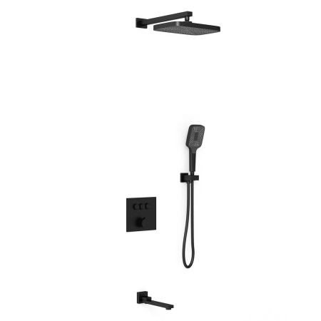 Душевой комплект Vincea VSFW-4311MB встраиваемый, 3 режима, черный