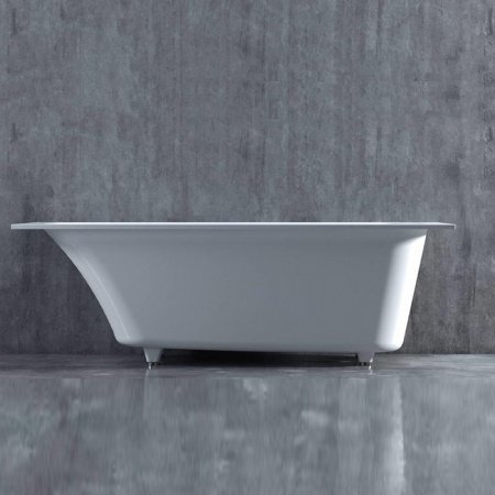 Ванна из искусственного камня Salini Orlando 180х80х60 белый матовый