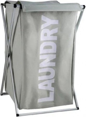 Корзина для белья Fixsen FX-1023 Серая