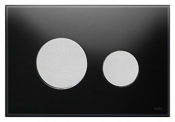 Кнопка смыва TECE Loop 9240655 черный/хром матовый