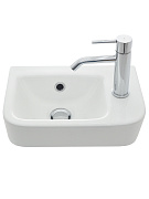 Раковина накладная 37.5см AQUAme AQM5006R белый