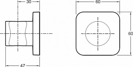 Встраиваемая душевая система Jacob Delafon Modulo E30757-CP хром