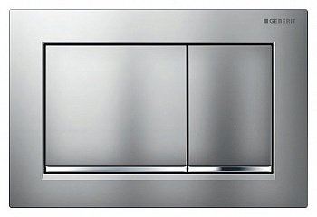 Кнопка смыва Geberit Omega 30 115.080.KN.1 хром глянцевый/хром матовый