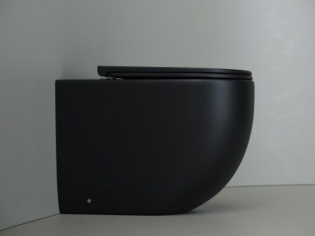 Унитаз приставной Ceramica Nova Metropol CN4004MB черный матовый