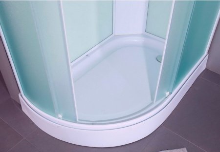 Душевая кабина Timo Eco TE-0702 R P 120x80x215 профиль белый, стекло рифленое