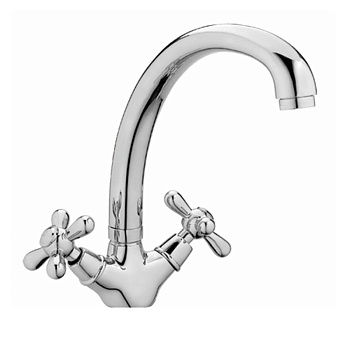 Смеситель для кухни Haiba HB4325, хром