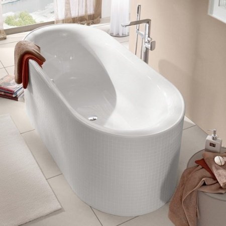Квариловая ванна Villeroy & Boch Cetus 175х75 UBQ175CEU7V-01 белая