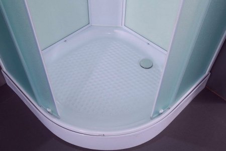 Душевая кабина Timo Eco TE-0709 90x90x215 профиль белый, стекло рифленое