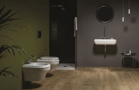 Раковина полувстраиваемая 56см Azzurra Charme CHA255bi*1 белый