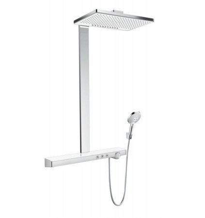 Душевая стойка Hansgrohe Rainmaker Select 27028400 хром;белый