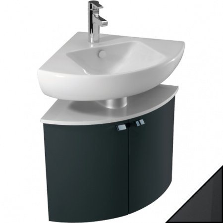 Тумба для комплекта Jacob Delafon Odeon Up серый антрацит, угловая