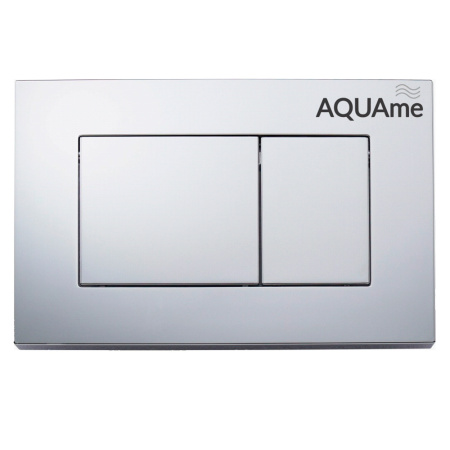 Панель смыва AQUAme AQM4102CR хром