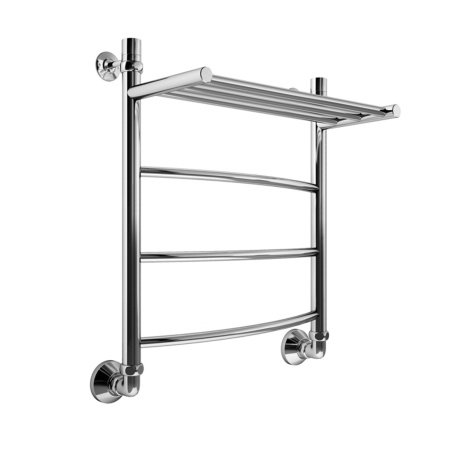 Полотенцесушитель водяной с полкой Маргроид Вид 4 60х50 хром