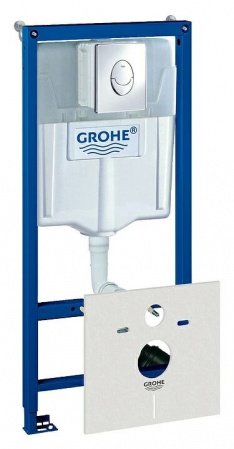 Готовое решение для подвесных унитазов Grohe Rapid SL 38750001 хром глянцевый