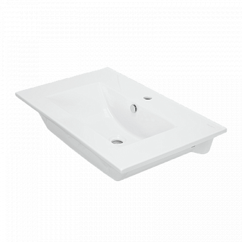 Раковина подвесная 75см Sanita Luxe Quadro QDR75SLWB01 белый