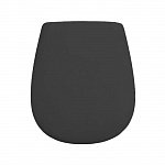 Сиденье для унитаза ArtCeram Atelier AZA001 17;71 черный матовый, петли хром