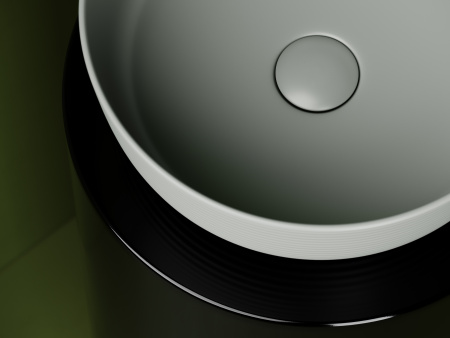 Раковина накладная 35см Ceramica Nova Element CN6073MH антрацит матовый