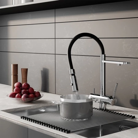 Смеситель для кухни IDDIS Ace ACESBFFi05 хром