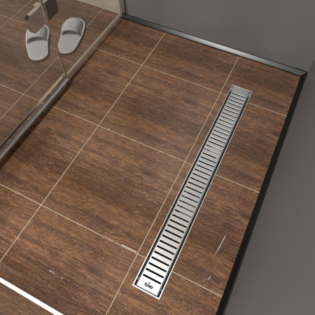 Душевой лоток TIMO Super Plast SP10900-PC10900, сатин