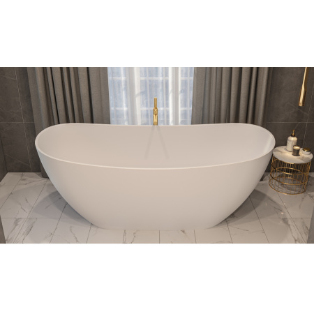 Ванна WHITECROSS Onyx C 160x75 (белый мат) иск. камень