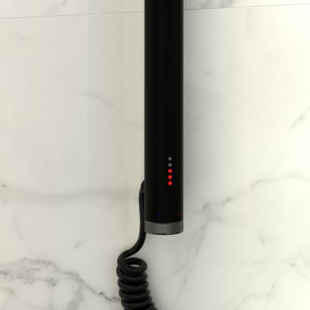 Полотенцесушитель электрический Сунержа Эпатаж 80х60 черный матовый, подключение правое