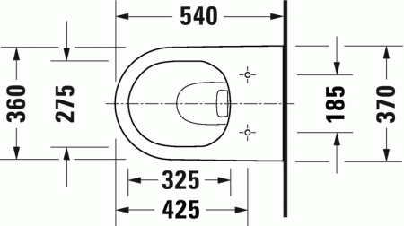 Унитаз подвесной Duravit D-Neo 2577090000 белый, без сиденья
