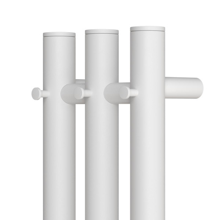 Полотенцесушитель электрический Point Деметра PN12822W П3 120x1200, диммер справа, белый