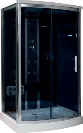 Душевая кабина Timo Standart T-1115 120x90x225 профиль хром матовый, стекло прозрачное