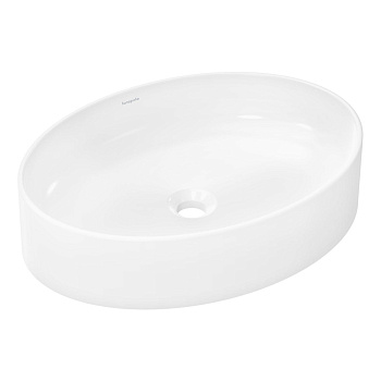 Раковина накладная 55см Hansgrohe Xuniva D 60165450 белый