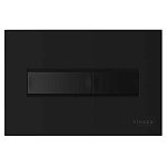 Кнопка смыва для унитазов Vincea Line VFP-732MB черный матовый
