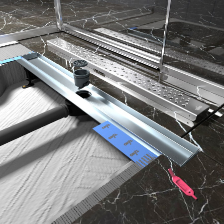 Душевой лоток TIMO Drain Protect DP20700-DR20700, сатин