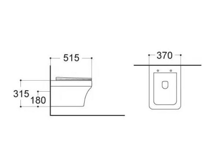 Унитаз подвесной Aquatek Амадео AQ1163-00 с сиденьем Soft Close