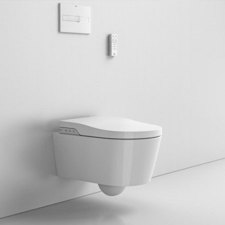 Унитаз биде Roca Inspira 803060001 подвесной с сиденьем Микролифт