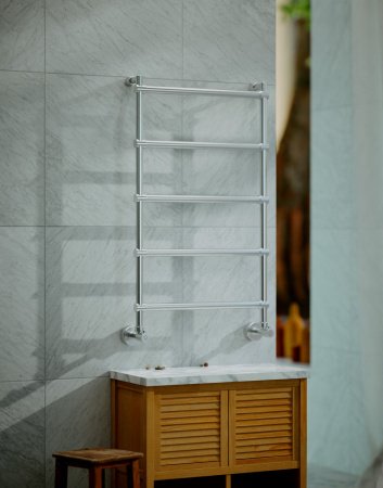 Полотенцесушитель водяной Margaroli Sole 442-5 4424705CRN 900х535 хром