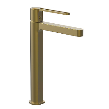 Смеситель для раковины Vincea Rondo VBF-1R2BG золото матовое