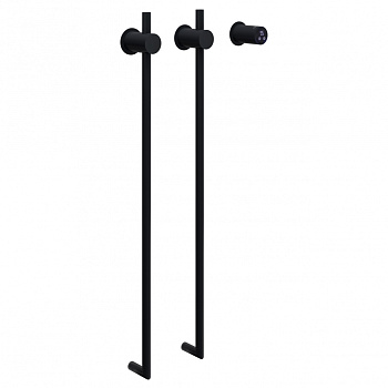 Полотенцесушитель электрический ABBER Charme AH4002MB черный матовый