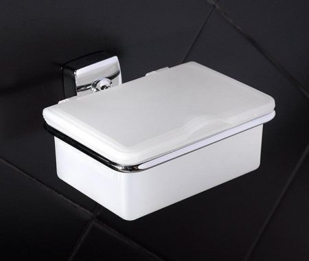 Диспенсер для ватных дисков Fixsen Kvadro FX-61318 Хром