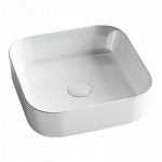 Раковина накладная 38,5см Ceramica Nova Element CN6012 белый