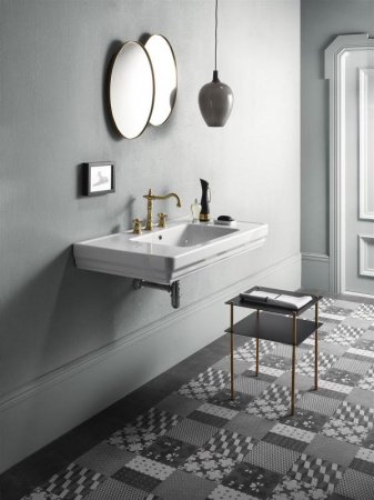 Раковина GSI Classic 105 8723111 белая глянцевая