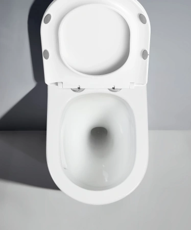 Унитаз подвесной D&K Rhein.Bach DT1476516 белый, с сиденьем микролифт