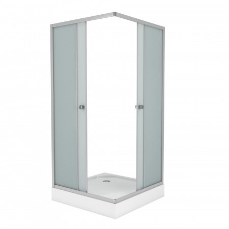 Душевой угол Niagara NG- 009-14Q 90x90x195 профиль хром матовый, стекло матовое