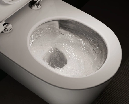 Унитаз подвесной безободковый Vitra Nest QuantumFlush 7870B403-0075 без сиденья